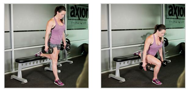 squat-alterné-avec-halteres
