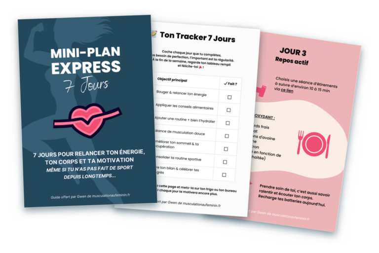 programme gratuit femme débutante musculation