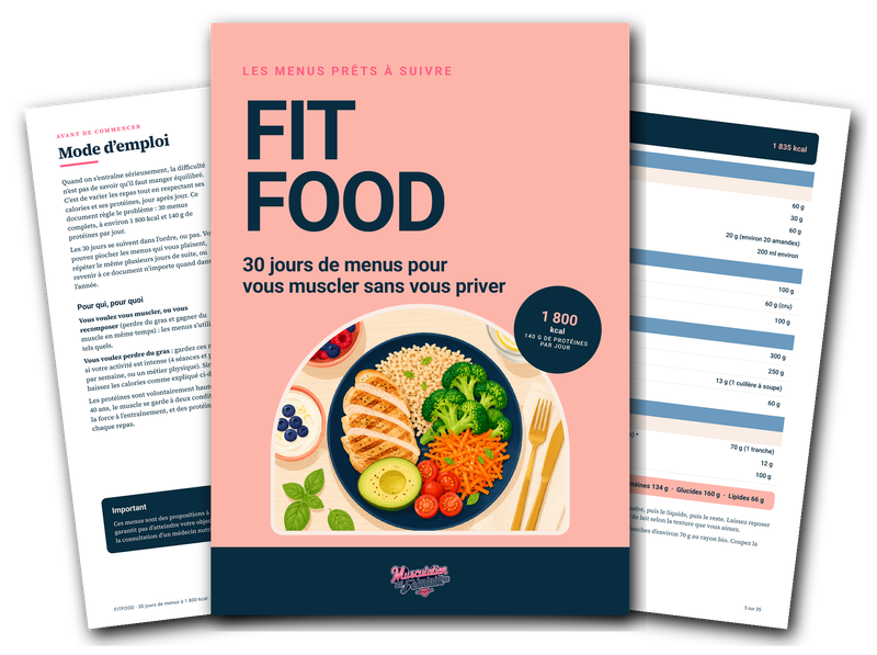 FITFOOD : la couverture, le mode d'emploi et le jour 1