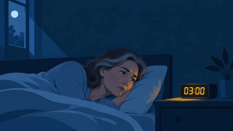 femmes ménopause réveil nocturne